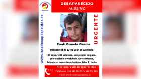 Enok Cuesta García, uno de los ocho desaparecidos.