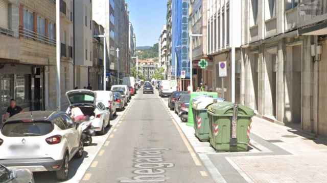 Calle Echegaray de Pontevedra.