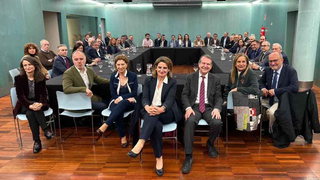 La ministra de Transición Ecológica y Reto Demográfico, Teresa Ribera, en su visita a Vigo.