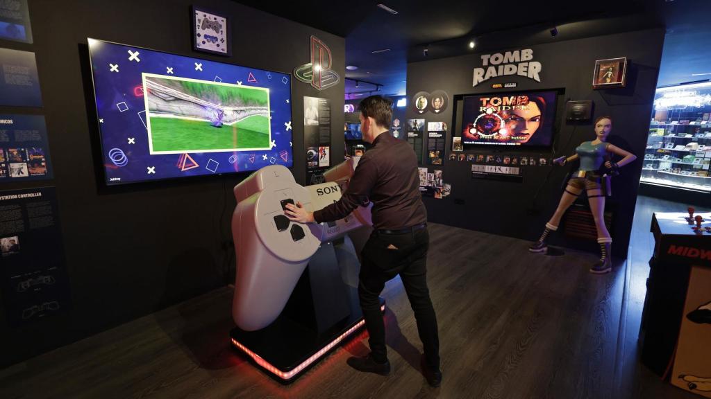 El interior del Museo del Videojuego en Málaga.