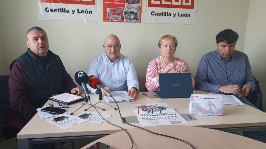 Rueda de prensa del sector ferroviario de Comisiones Obreras