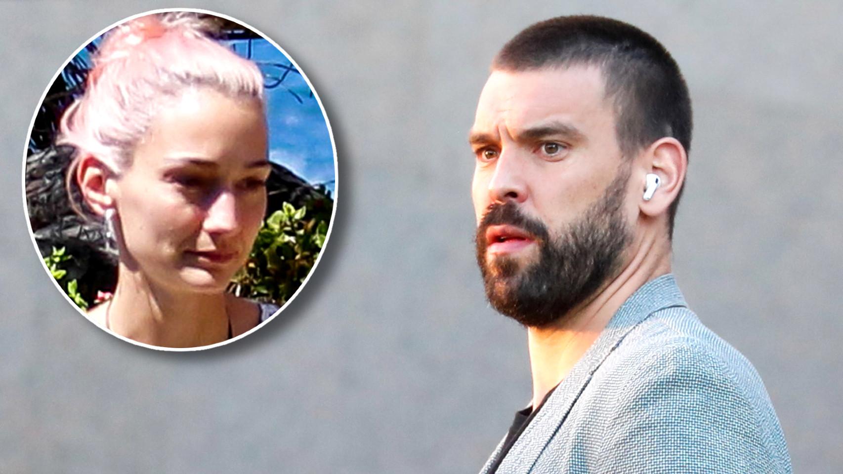 Marc Gasol y Cristina Blesa en una imagen de archivo.