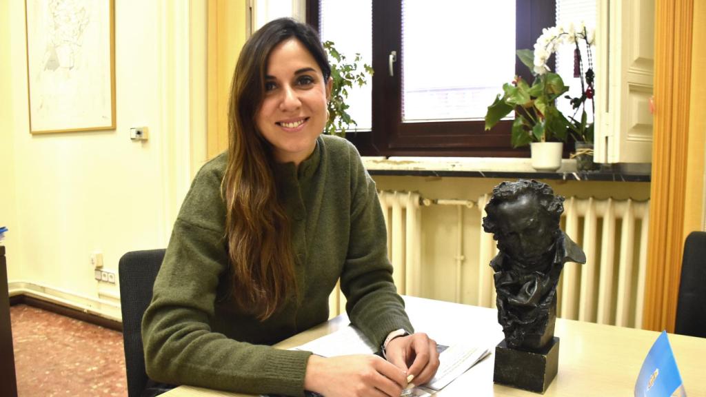 Blanca Jiménez atiende a EL ESPAÑOL de Castilla y León