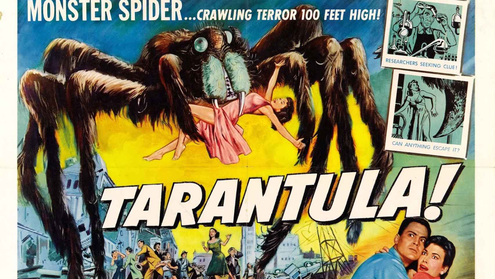 Tarántula (1955), el clásico de araña gigante de Jack Arnold