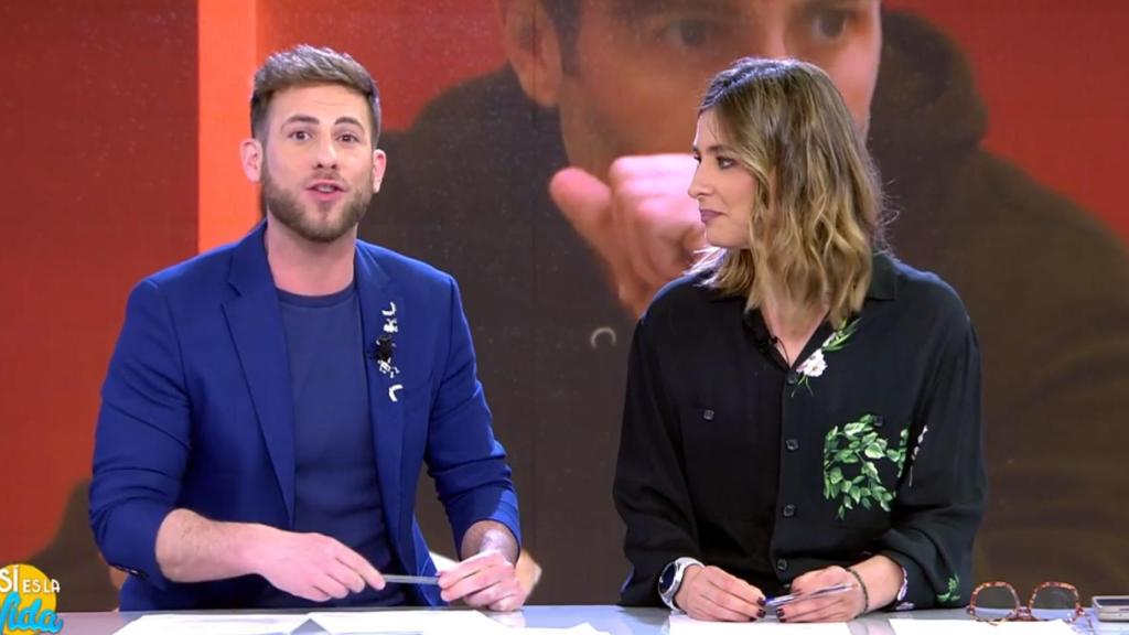 César Muñoz y Sandra Barneda en 'Así es la vida'.