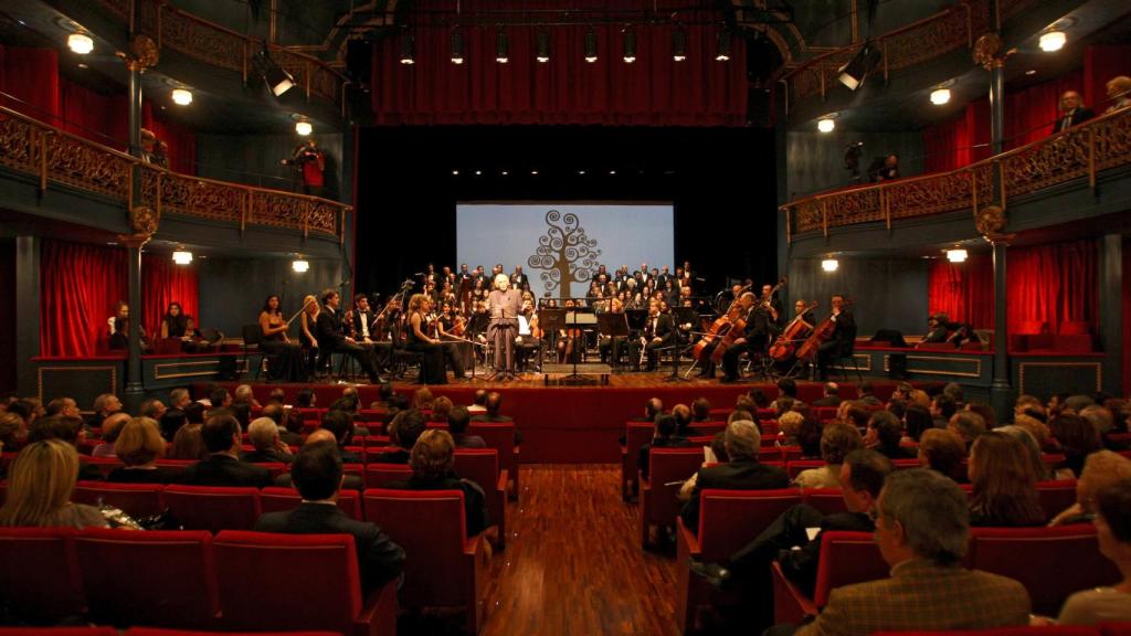 Imagen de archivo de una obra en el Teatro Zorrilla.