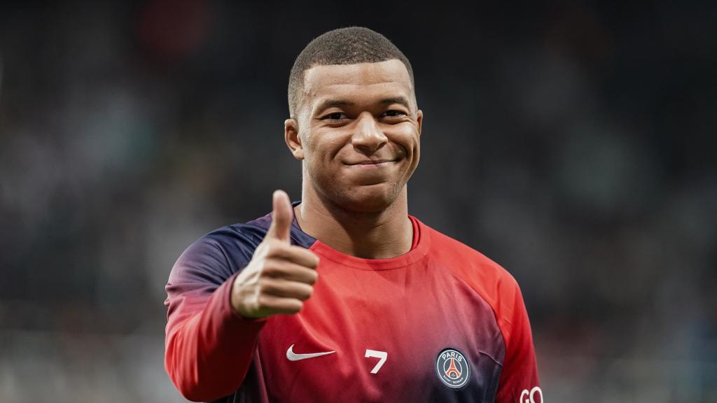 Kylian Mbappé, con el PSG