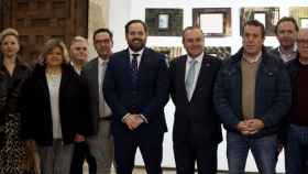 Reunión del grupo motor de alcaldes de municipios de Toledo del eje de la A-5. Foto: PP CLM.