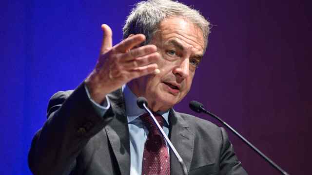 José Luis Rodríguez Zapatero, en su conferencia de este jueves en Barcelona