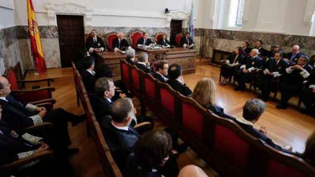 Imagen de archivo de la apertura del año judicial en el Tribunal Superior de Justicia de Galicia./