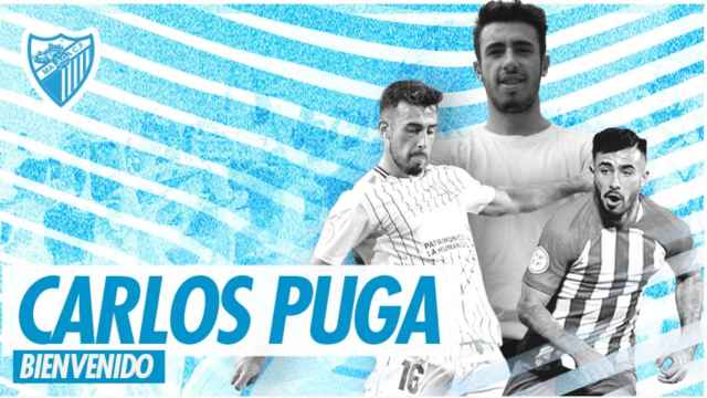 El Málaga CF ficha al lateral derecho Carlos Puga.