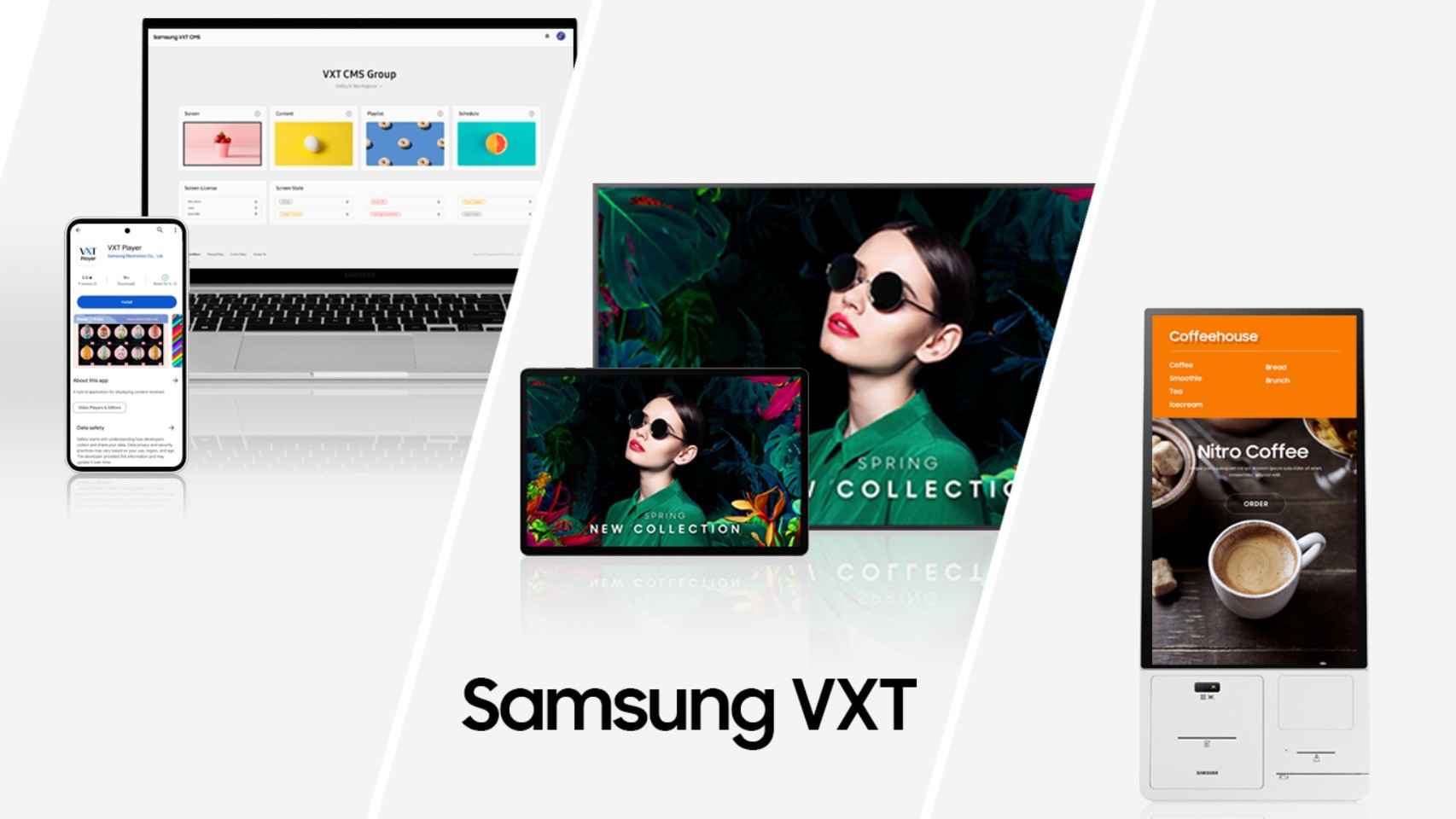 El software VXT CMS de Samsung