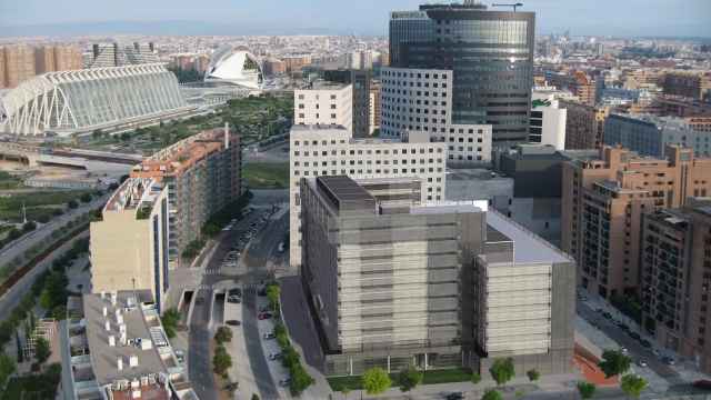 Figuración del nuevo edificio de la AEAT para concentrar sus dependencias en Valencia. EE