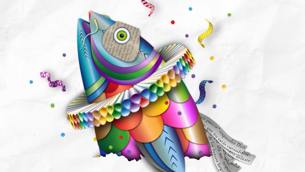 Fragmento del cartel anunciador del Carnaval 2024 en Campo de Criptana.