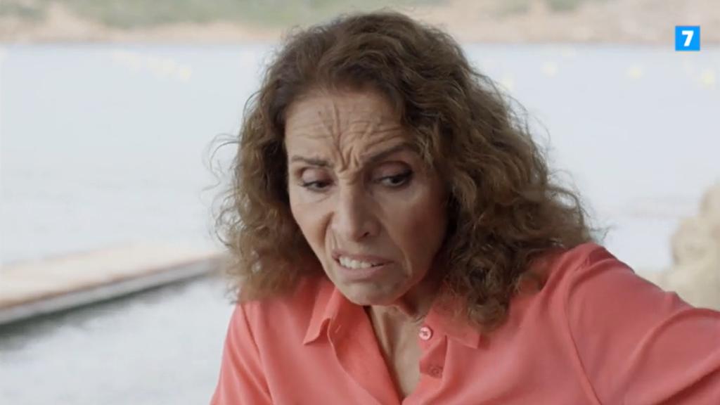 Ana Belén, mientras relata el suceso en 'Lo de Évole'.