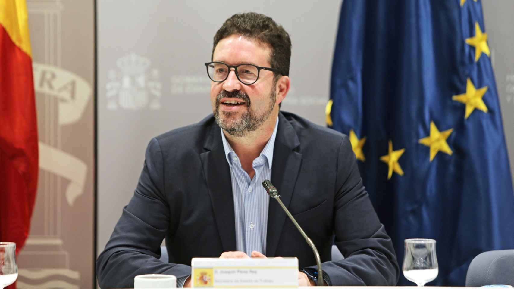 El secretario de Estado de Empleo, Joaquín Pérez Rey, en una im