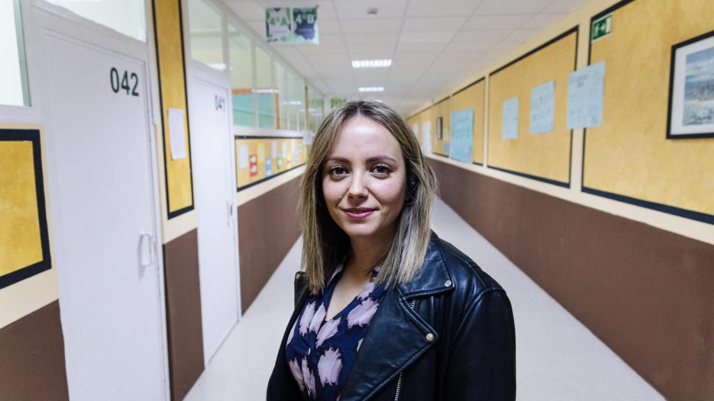 Marta, secretaria y profesora del centro educativo público de adultos Ana de Mendoza.