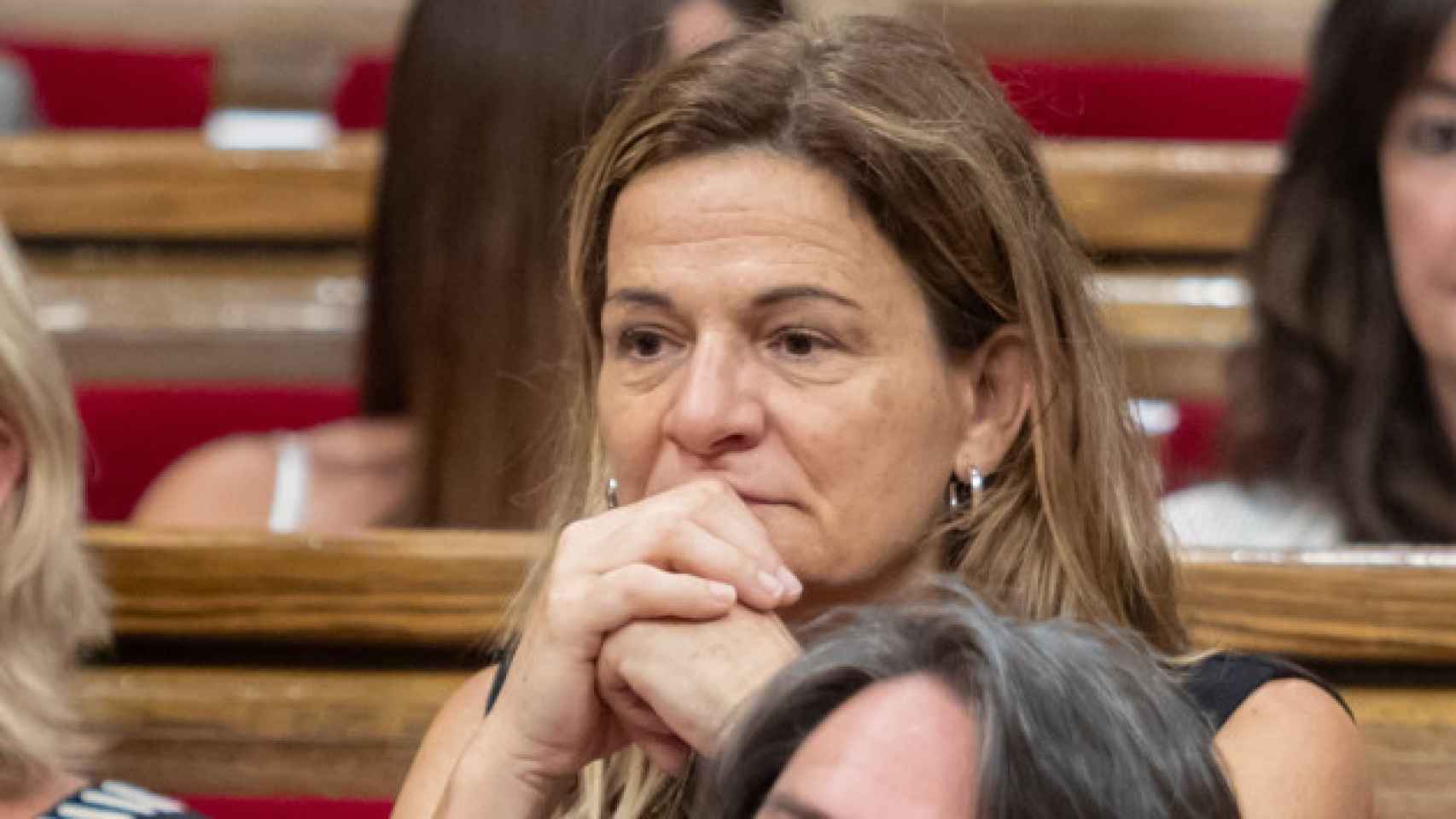 Cristina Casol en el Parlamento catalán
