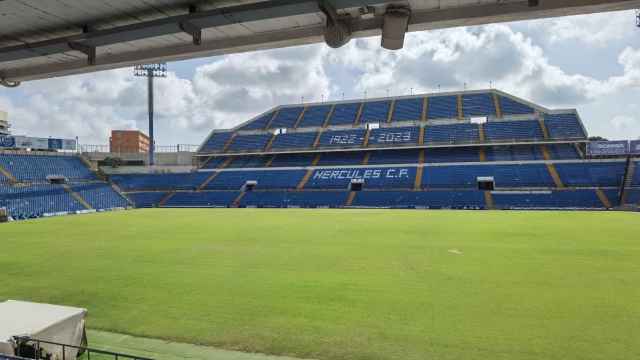 Una vista del estadio José Rico Pérez.