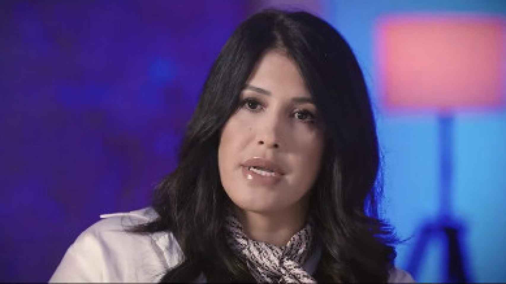 Gabriela Guillén durante su entrevista en 'De viernes'.
