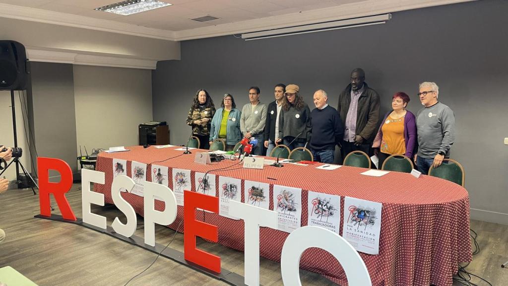 Presentación del manifiesto de la manifestación del próximo 10 de febrero, ‘Por respeto a Castilla y León’,