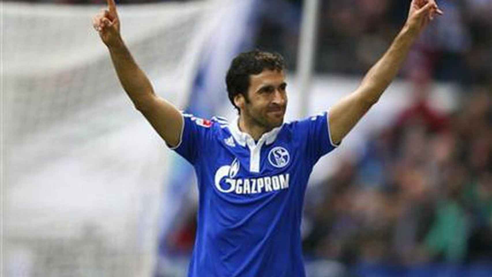 Raúl González, durante su etapa en el Schalke.