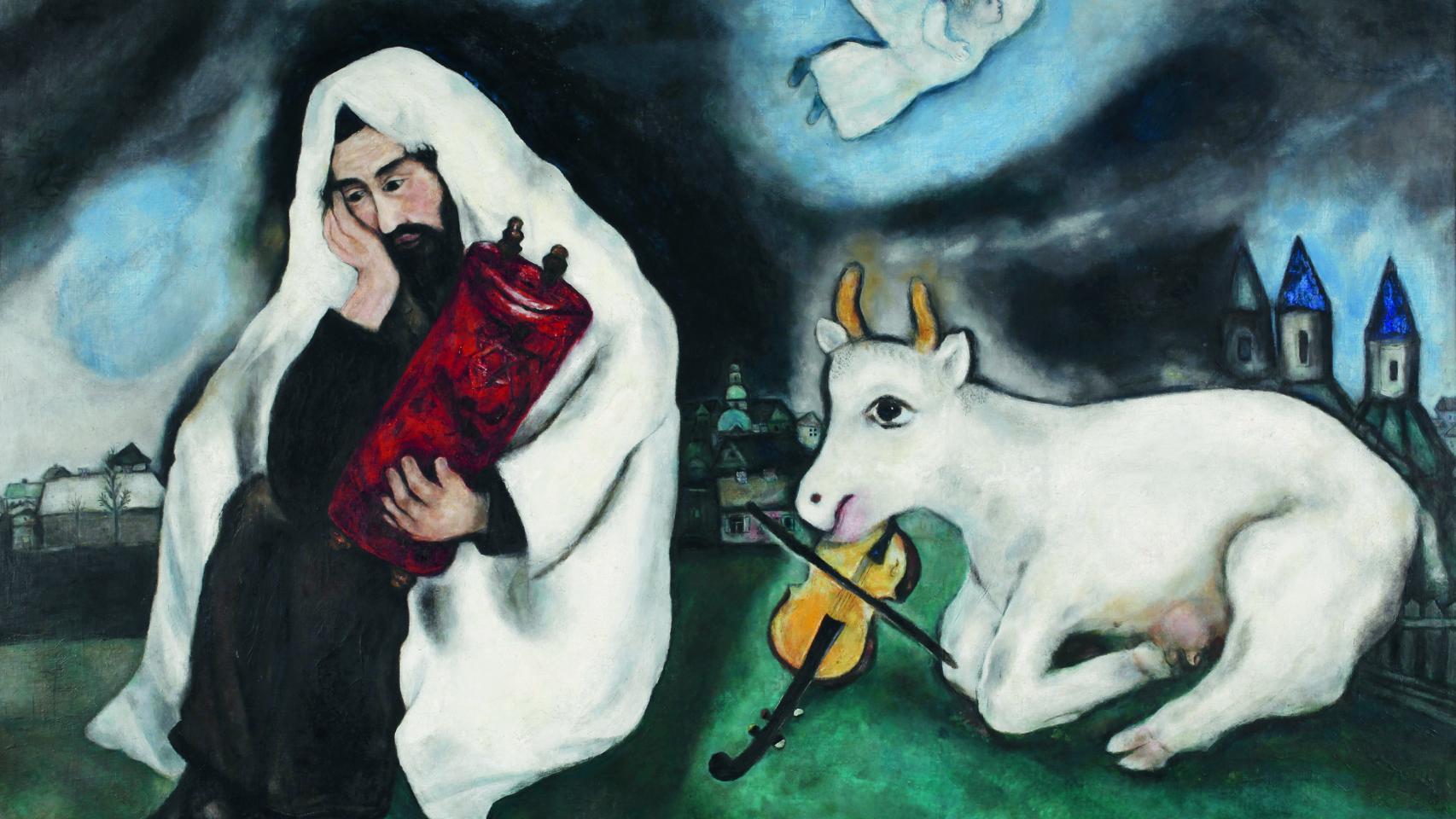 'El violinista verde', 1923-1924 © Marc Chagall / VEGAP, Madrid, 2024 © 2024 The Solomon R. Guggenheim Foundation / Art Resource, NY / Scala, Florencia