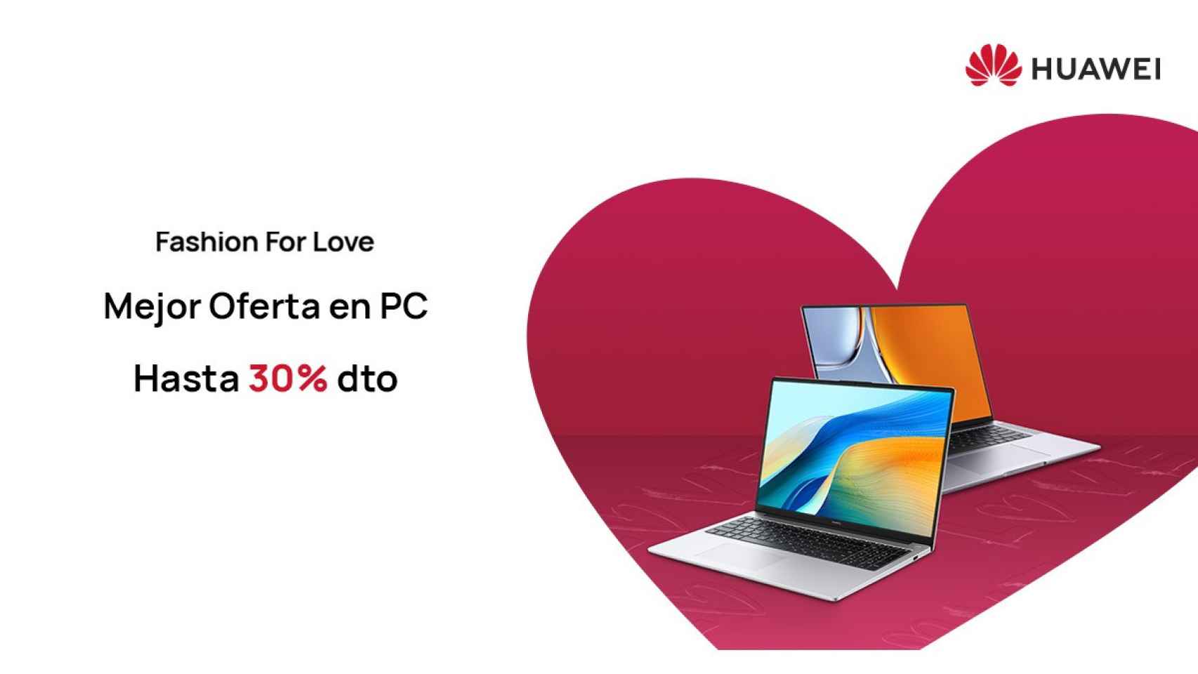 ¡Celebra San Valentín en Huawei con descuentos de hasta el 40% y ediciones especiales!