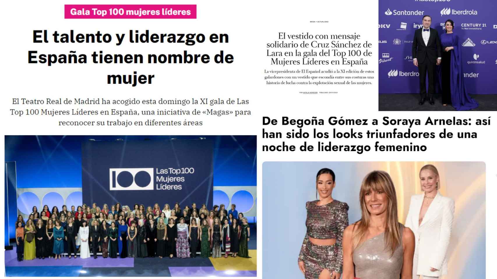 Portadas de los diarios La Razón, Harper's Bazaar y 20minutos.es.