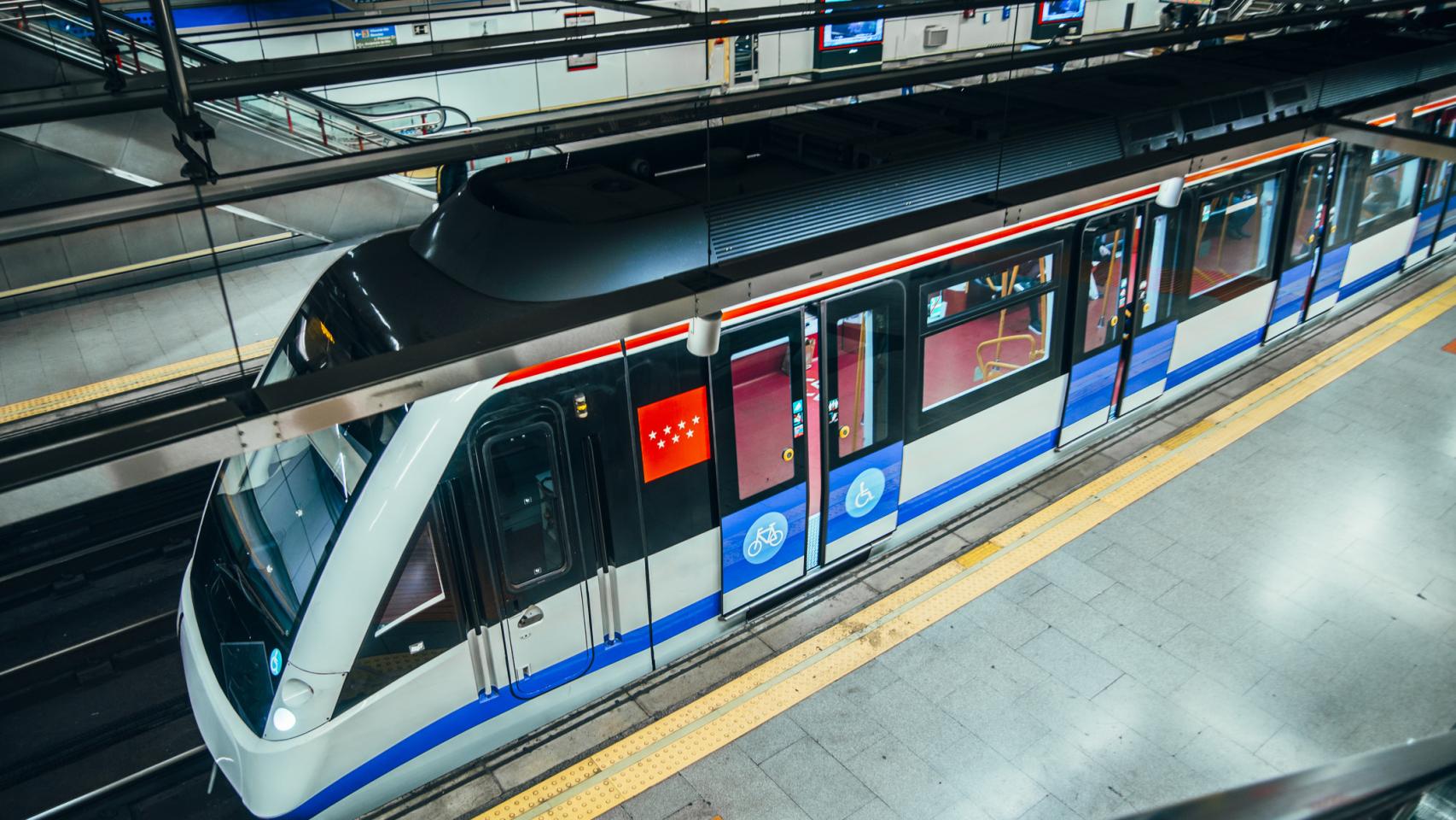 Imagen de archivo de una estación de Metro de Madrid.