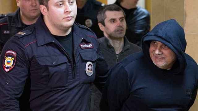 El capo Kalashov tras su última detención en Rusia.