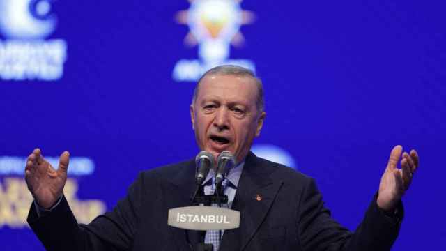El presidente turco Tayyip Erdogan en un discurso en Estambul, Turquía, el 7 de enero de 2024.