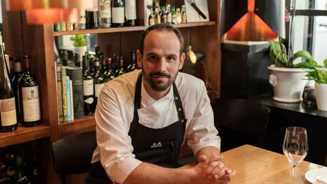 Fran Agudo, chef del restaurante Mont Bar en Barcelona.