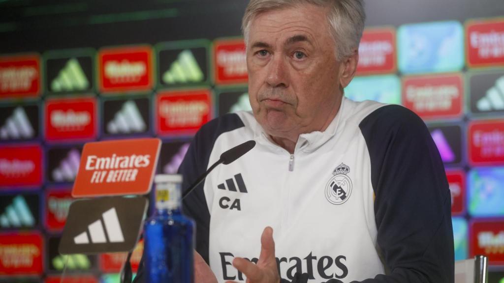 Carlo Ancelotti, en rueda de prensa