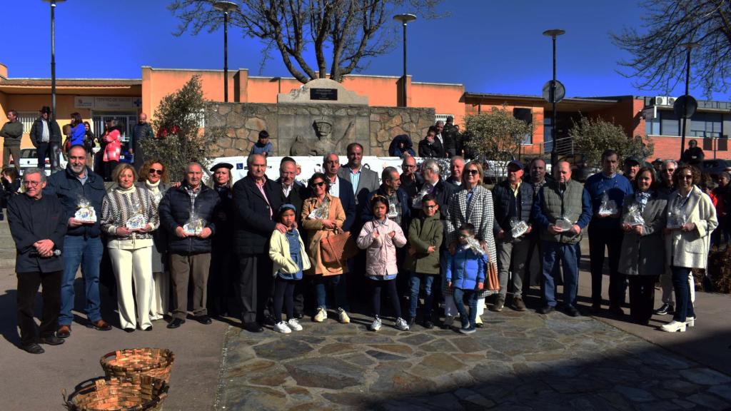 Reconocimiento a las empresas centenarias de Guijuelo, este sábado.