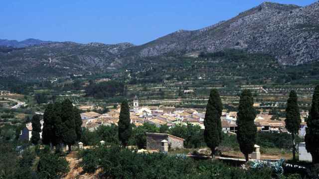 Una vista de Vall d'Ebo, donde ha fallecido un espectador de la Volta a la Comunitat Valenciana.