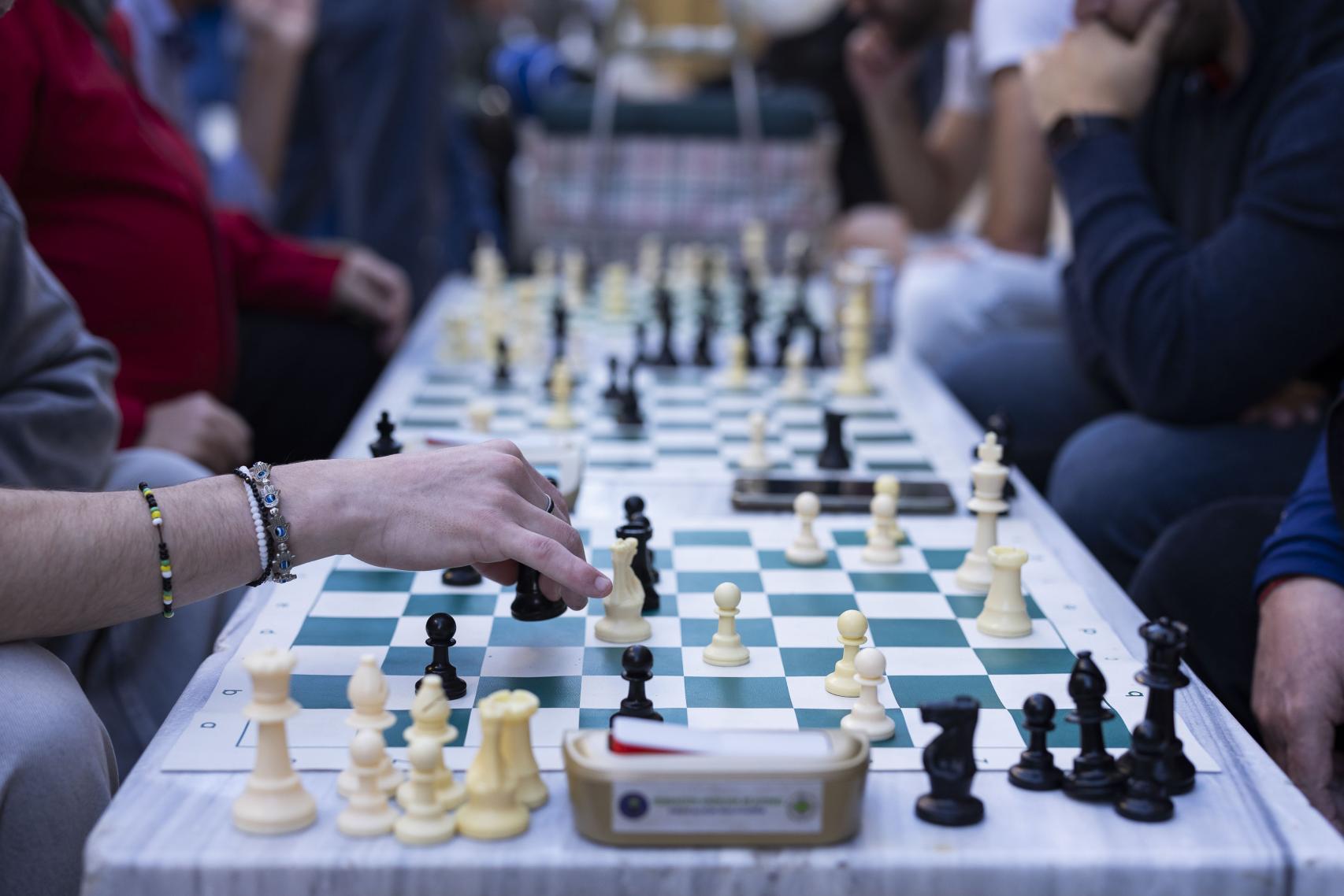 Imagen de un tablero de ajedrez.