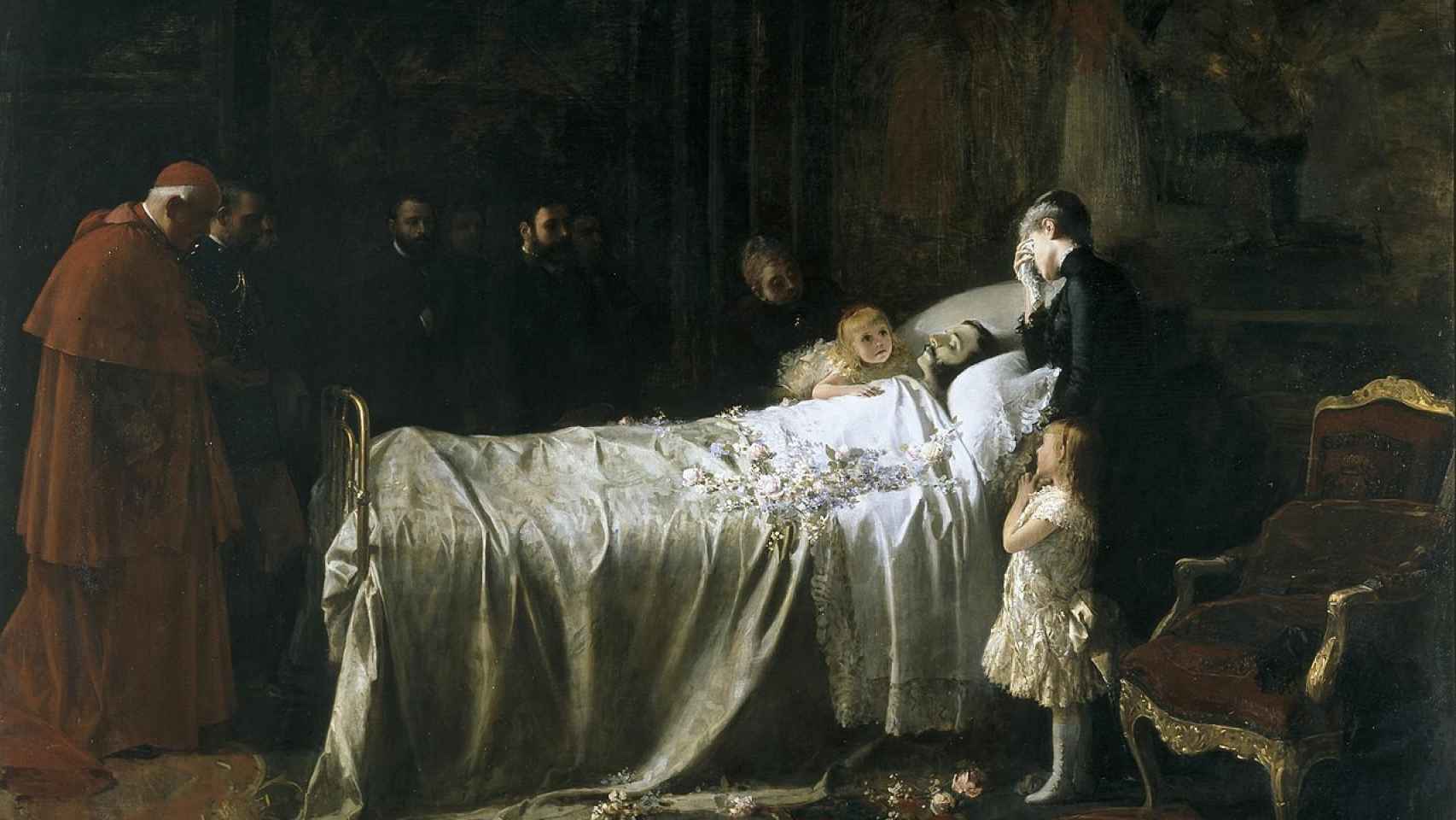 'La muerte de Alfonso XII' (1887), de Juan Antonio Benlliure.