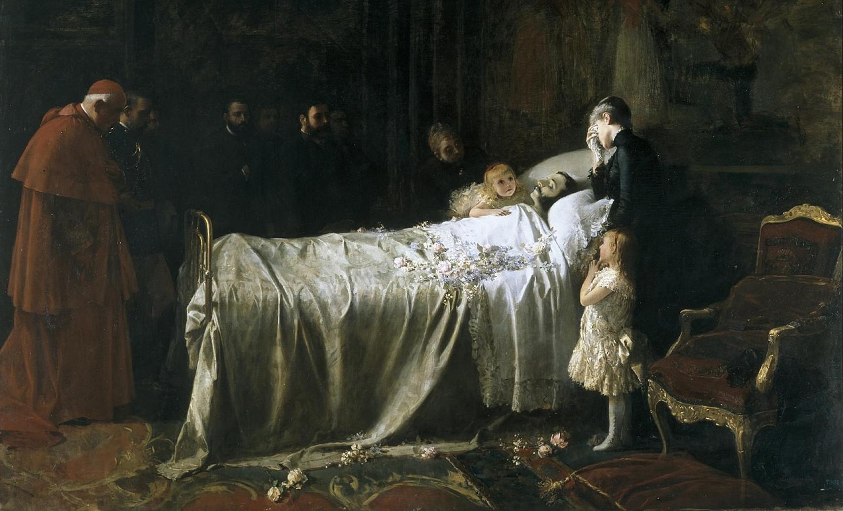 'La muerte de Alfonso XII' (1887), de Juan Antonio Benlliure.