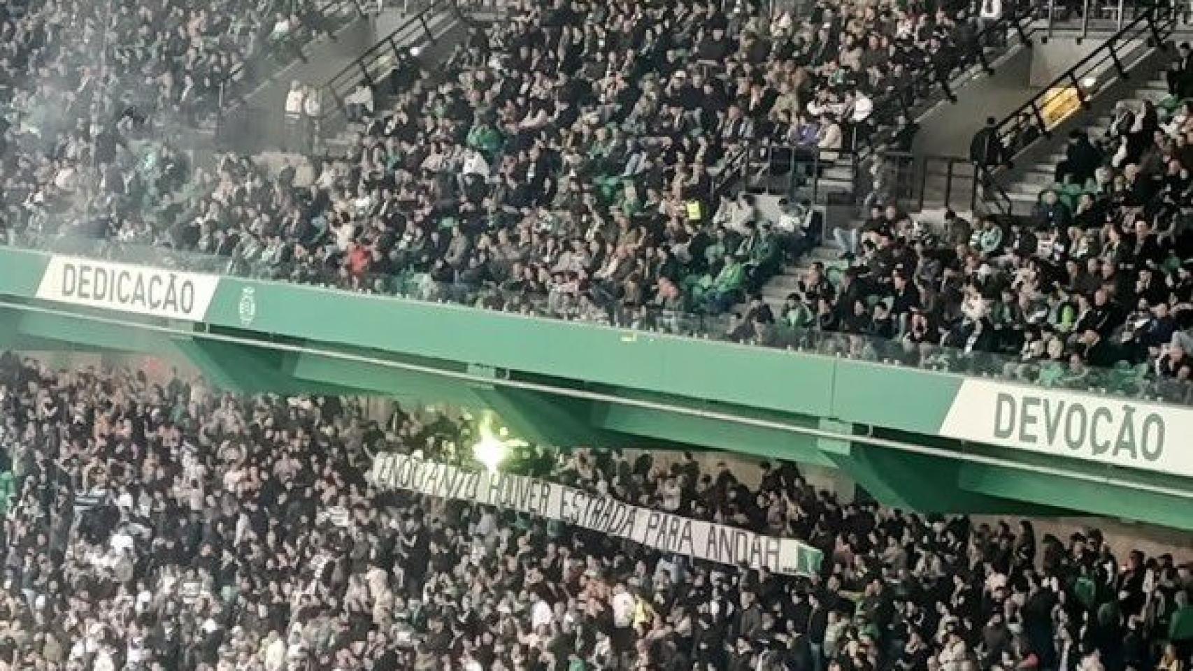 Afición del Sporting de Lisboa.