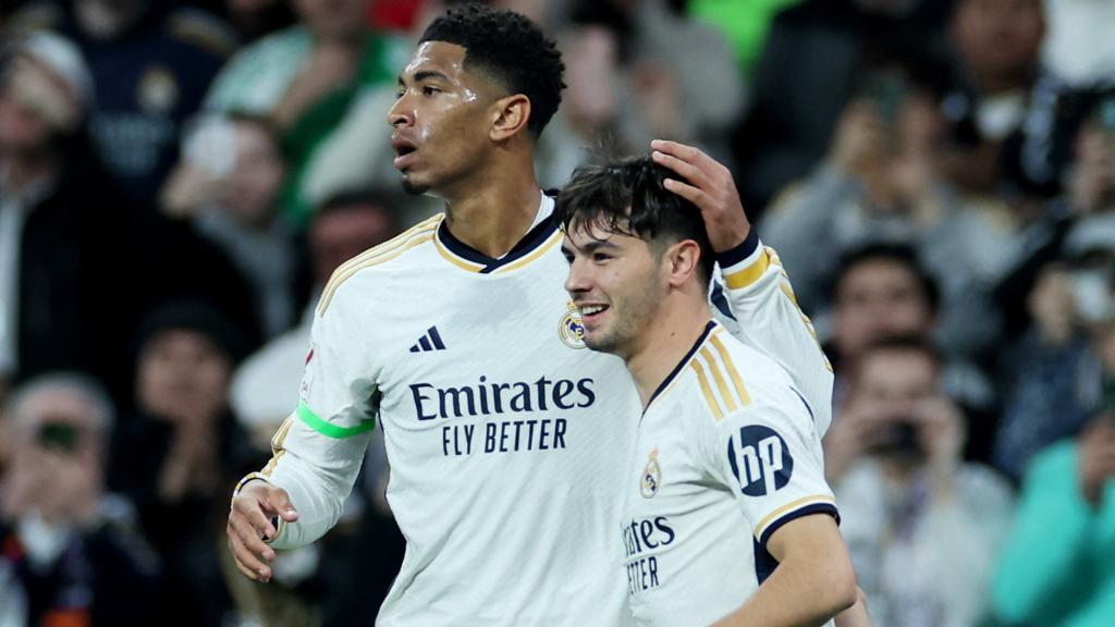 Bellingham felicita a Brahim por su gol al Atlético de Madrid