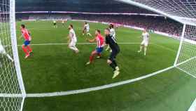 Gol anulado al Atlético de Madrid