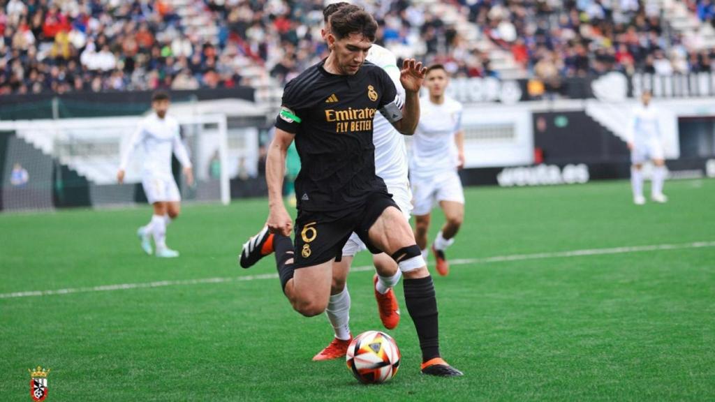 Mario Martín, en un instante del partido.