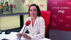 La secretaria general del PP, Cuca Gamarra, en una entrevista en RNE.