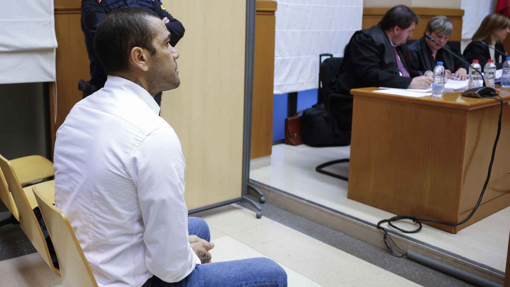 Dani Alves, en el juicio en la Audiencia Provincial de Barcelona por agresión sexual