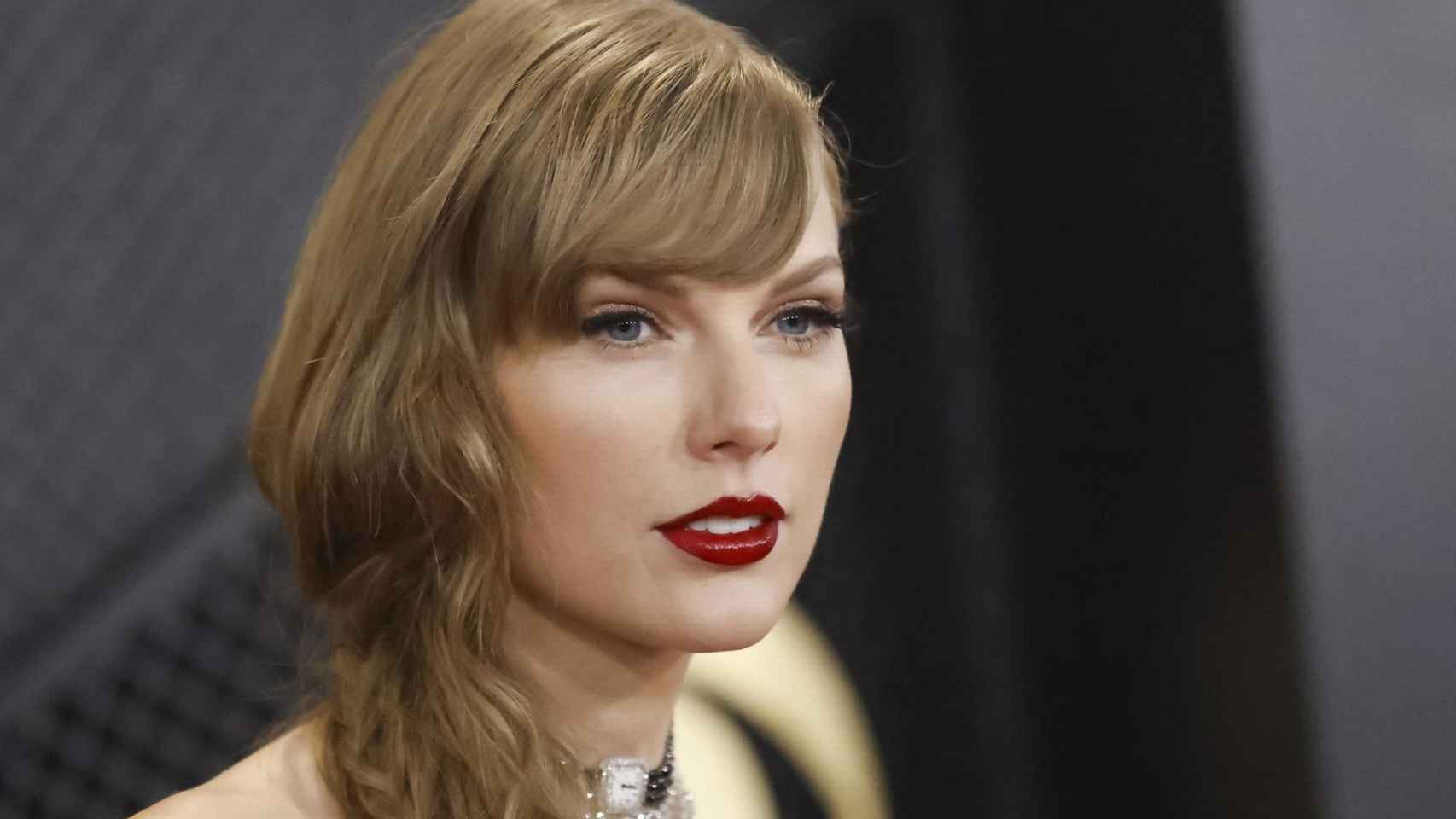 Taylor Swift, en los Grammys 2024.