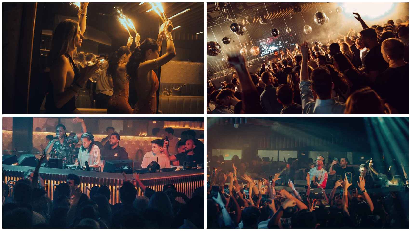 Imágenes de la discoteca Sutton, en Barcelona.