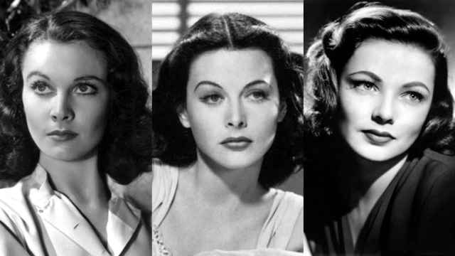Vivien Leigh, Hedy Lamarr y Gene Tierney