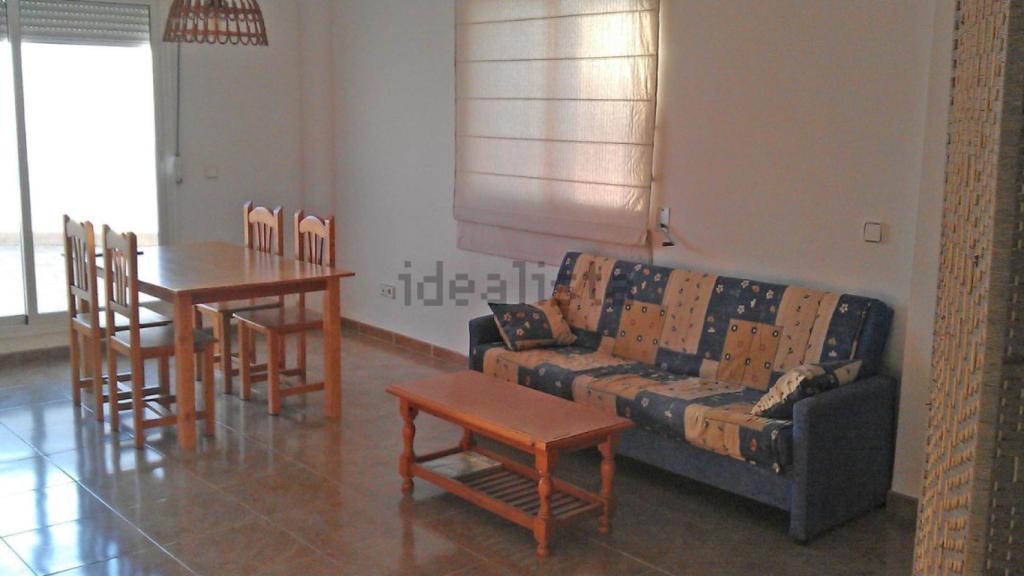 El salón del ático por menos de 300 euros.