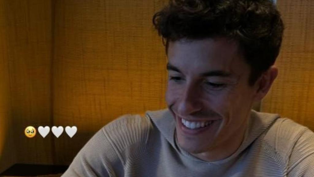 Imagen de Marc Márquez en el restaurante Tottori.